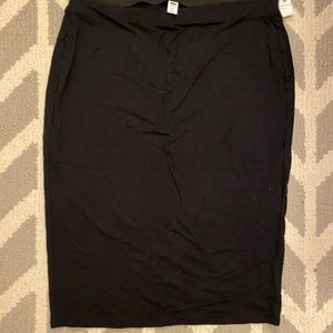 NEW black pencil skirt